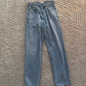 Agolde criss cross jeans